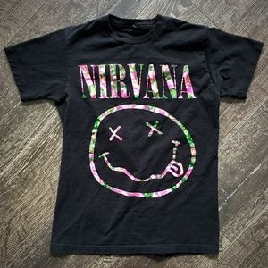 nirvana floral shirt
